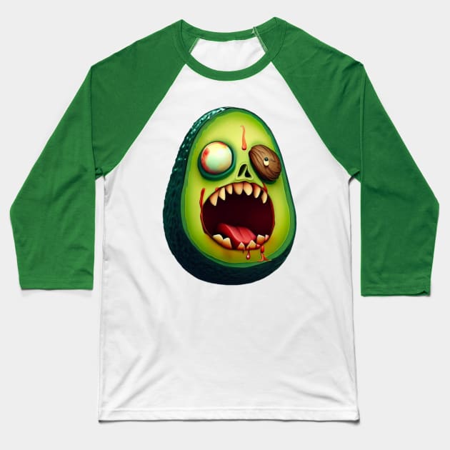 Zombie Avocados - Jessie Baseball T-Shirt by CAutumnTrapp